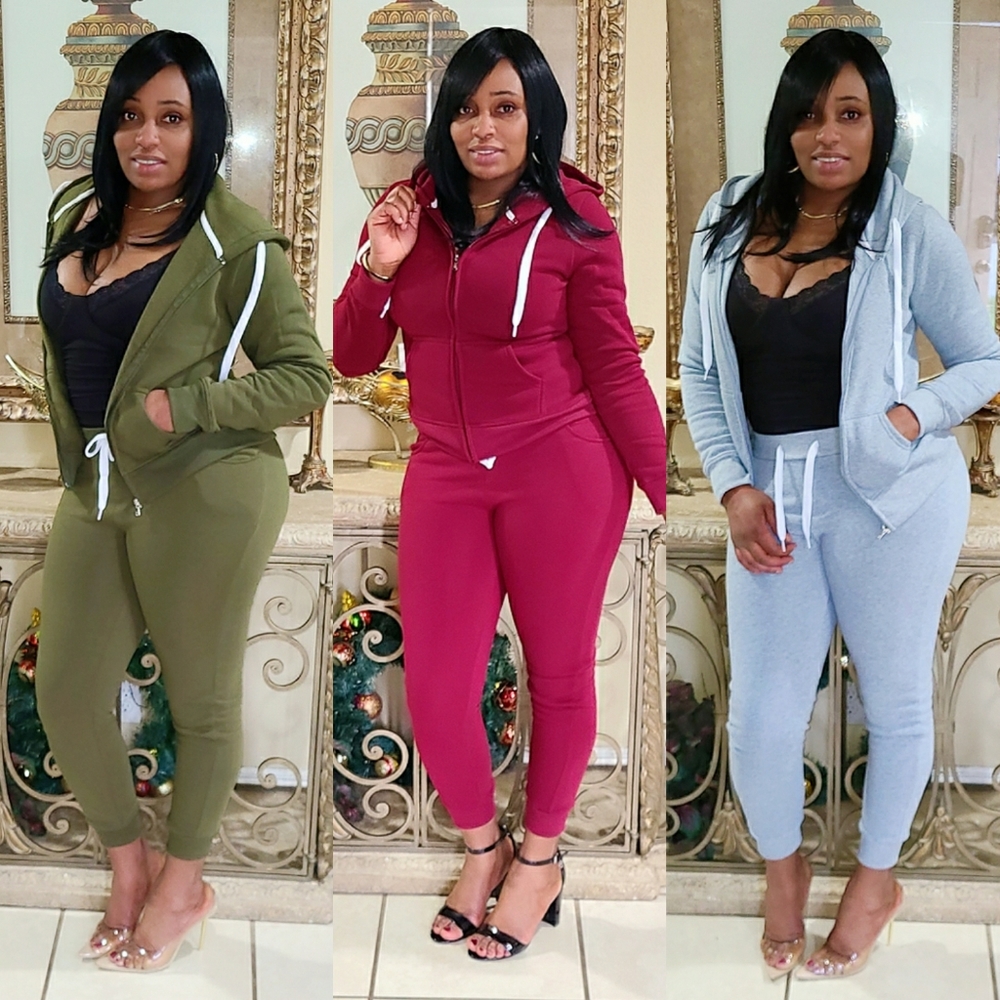 Jasmine hoodie sweater set